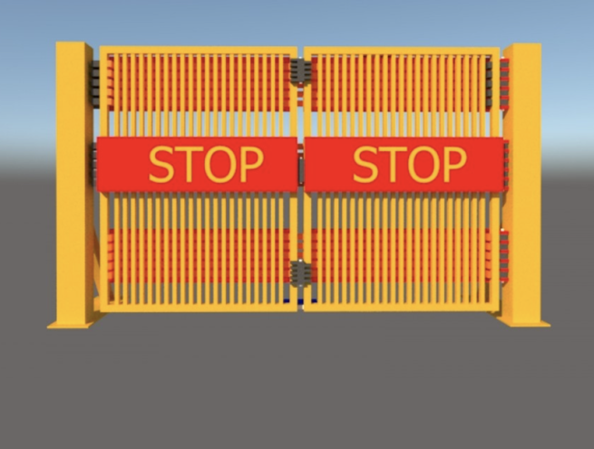 Anti-Ram ASTM M50 Crash Tested Bi-Folding Gate - Image 2