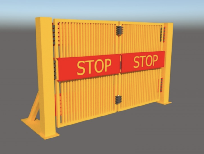 Anti-Ram ASTM M50 Crash Tested Bi-Folding Gate
