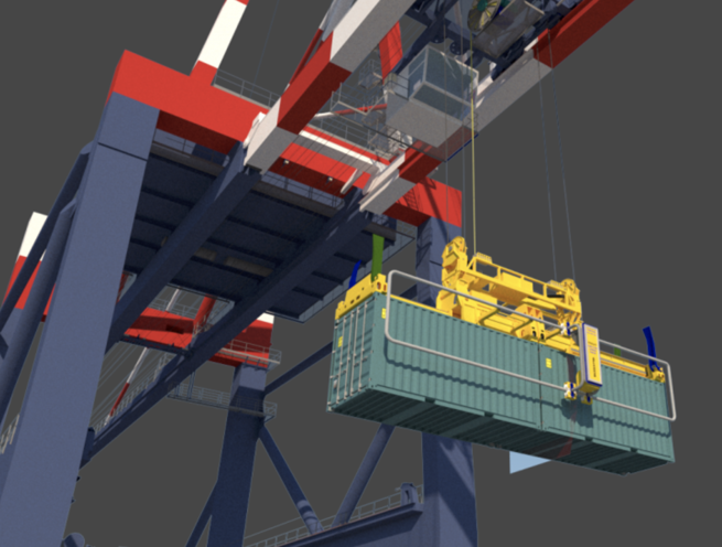 X-ray Container Scanning Inspection System For Crane