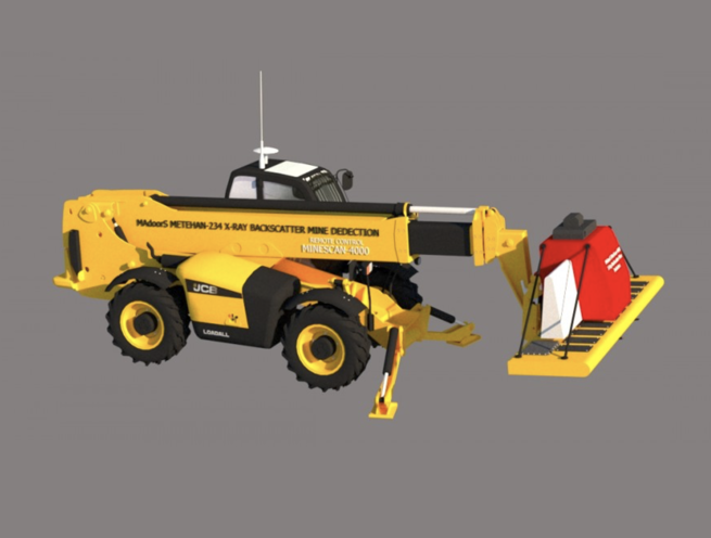 X-Ray Backscatter Landmine Tank Mine Detection