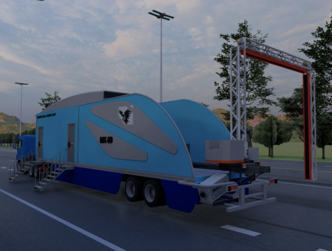 Mobile Trailer X-Ray Container, Truck, Vehicle, Cargo Screening Inspection Scanning - Image 5