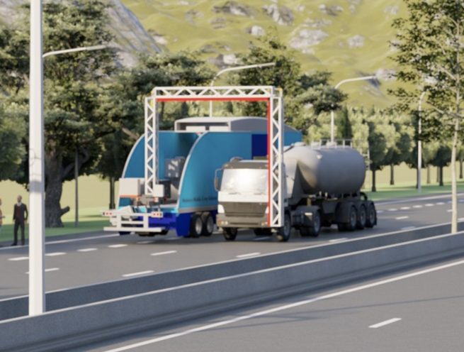 Mobile Trailer X-Ray Container, Truck, Vehicle, Cargo Screening Inspection Scanning - Image 6