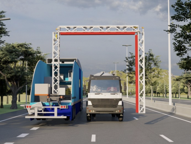 Mobile Trailer X-Ray Container, Truck, Vehicle, Cargo Screening Inspection Scanning - Image 4