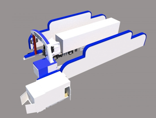 Gantry Portal X-Ray Truck Trailer Container Cargo Vehicle Inspection System - Image 2