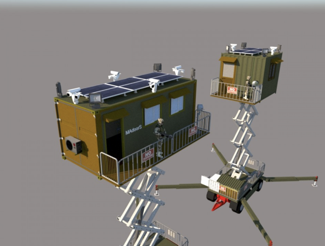 Bullet Resistant Mobile Security Tower - Bulletproof Portable Security Tower - Image 5