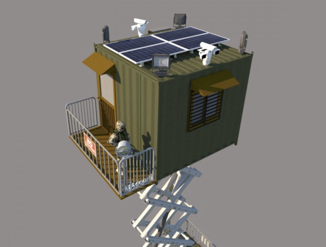 Bullet Resistant Mobile Security Tower - Bulletproof Portable Security Tower - Image 3