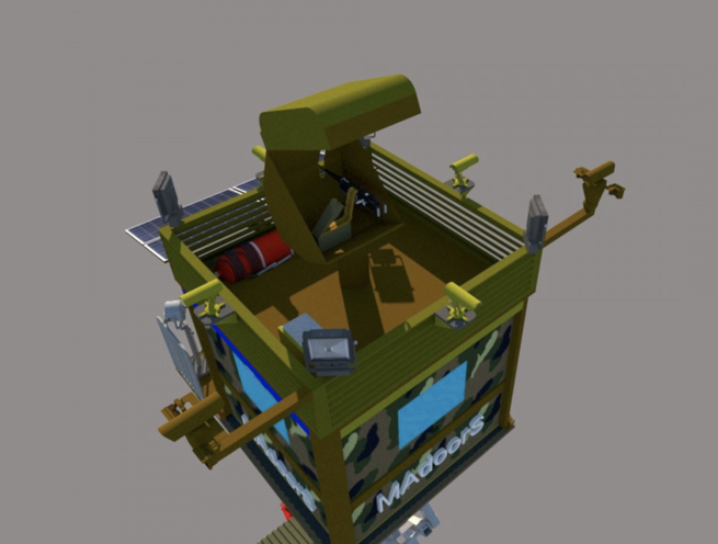 Bullet Resistant Mobile Security Tower - Bulletproof Portable Security Tower - Image 6