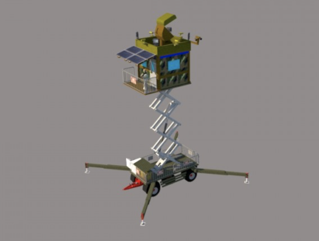 Bullet Resistant Mobile Security Tower - Bulletproof Portable Security Tower - Image 2