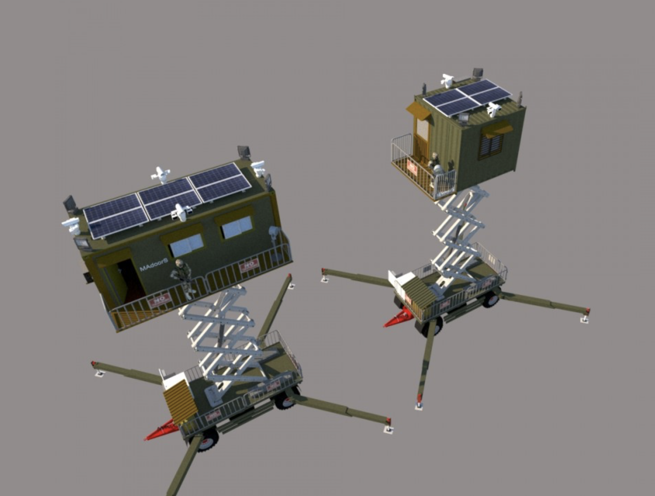 Bullet Resistant Mobile Security Tower - Bulletproof Portable Security Tower - Image 4