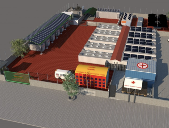 Ballistic Armoured Container Hospital - Infirmary - Sickroom