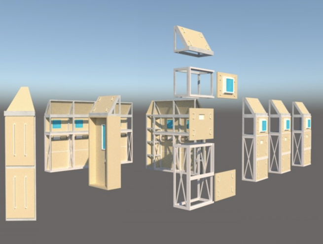 Portable Mobile Ballistic Guard Security Cabin, Bullet Proof Guard Booth - Image 4