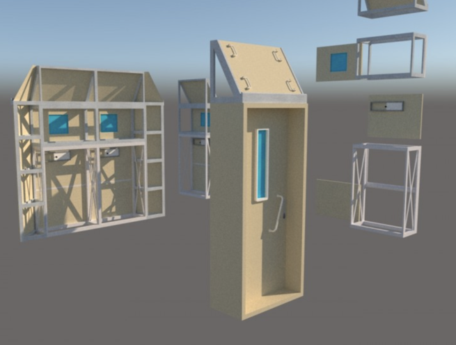 Portable Mobile Ballistic Guard Security Cabin, Bullet Proof Guard Booth - Image 5