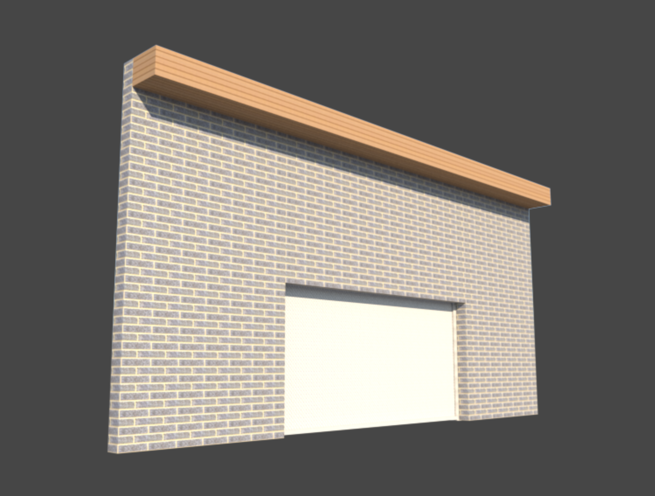 Drop-Down Flood Control Barrier