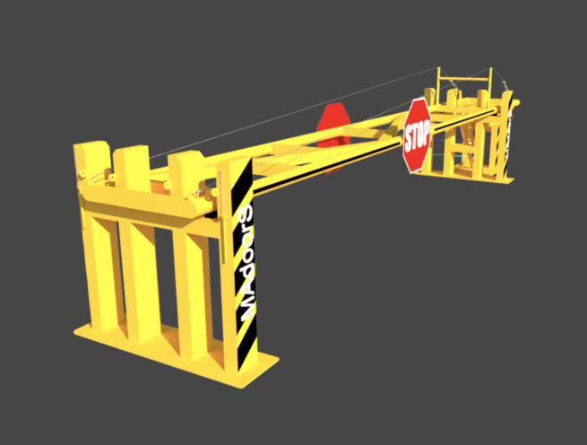 K12 M50 Crash Tested Mechanic Manual Drop Arm Barrier - Image 5