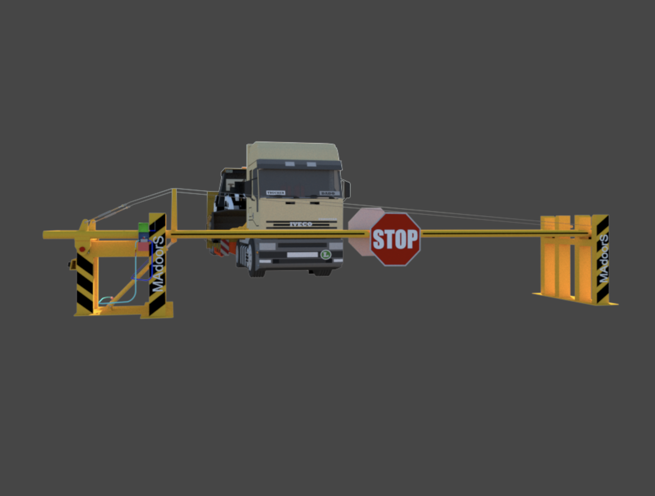 K12 M50 Crash Tested Mechanic Manual Drop Arm Barrier - Image 4