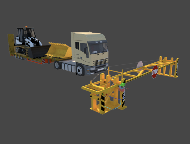 K12 M50 Crash Tested Mechanic Manual Drop Arm Barrier - Image 2