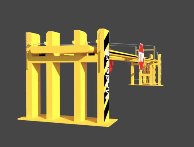 K12 M50 Crash Tested Mechanic Manual Drop Arm Barrier - Image 6