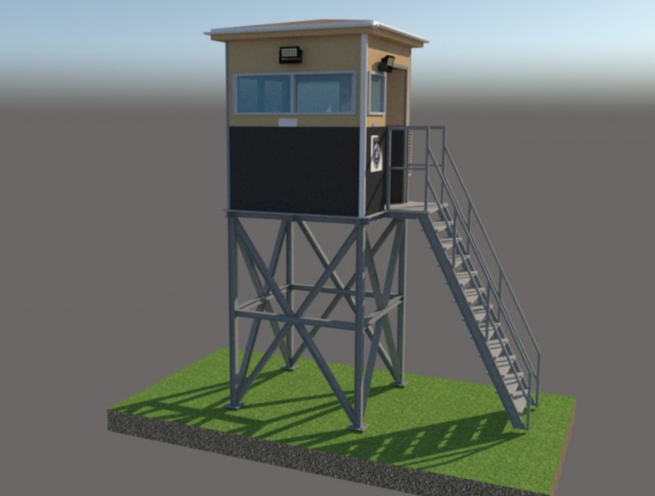 Ballistic Security Tower Guard Booth - Image 5