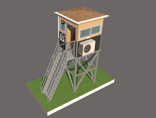 Ballistic Security Tower Guard Booth - Image 4