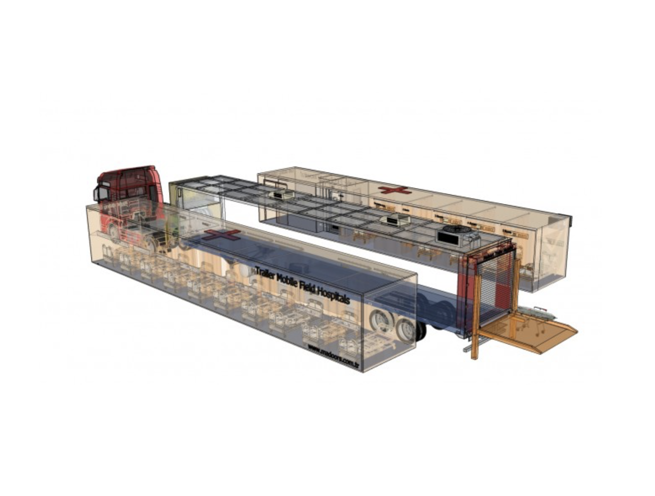 Trailer Extensible Mobile Hospital