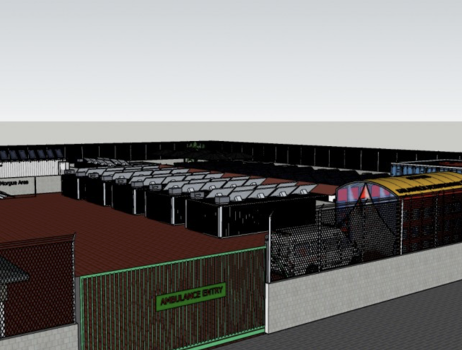 Covid-19 Coronavirus Portable Container Field Hospital - Image 2