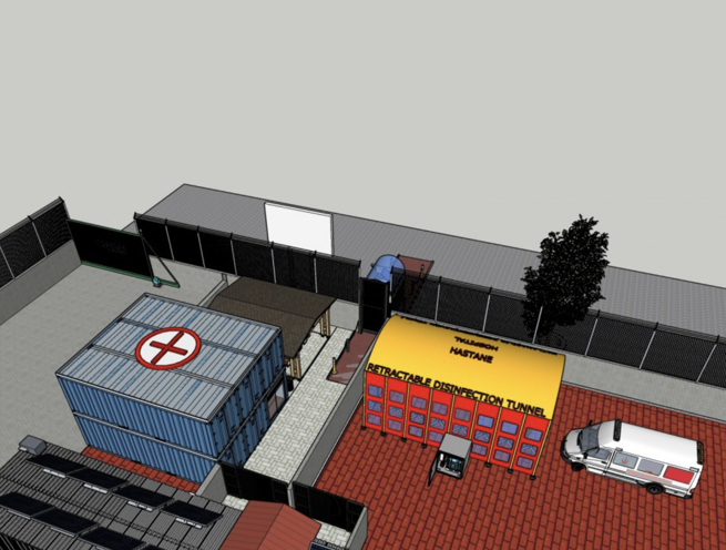 Covid-19 Coronavirus Portable Container Field Hospital - Image 3