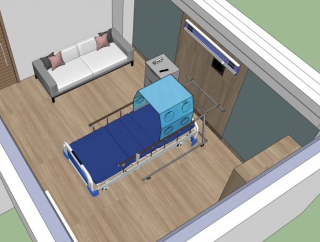 COVID-19 Coronavirus Patient Intubation Cabinet