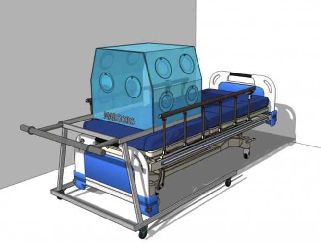 COVID-19 Coronavirus Patient Intubation Cabinet - Image 5