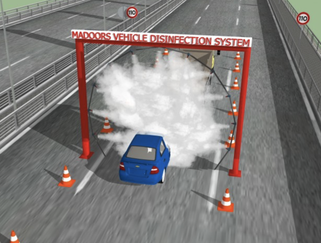 COVID-19 Coronavirus Vehicle Disinfection Tunnel System - Image 2