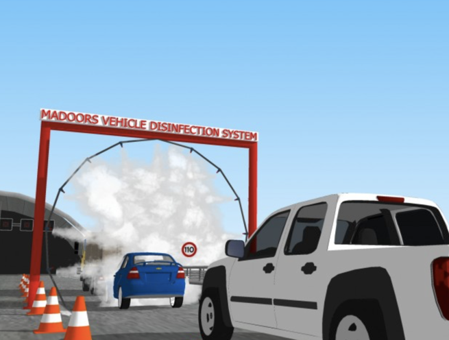 COVID-19 Coronavirus Vehicle Disinfection Tunnel System - Image 5