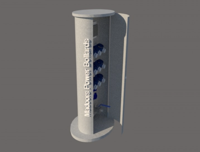 Rising Mobile Electric Bollard - Image 1
