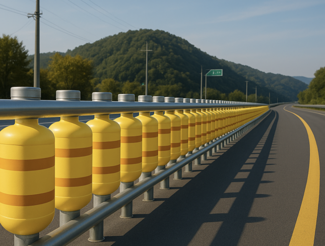 Highway Safety Rolling Guardrail Barrier