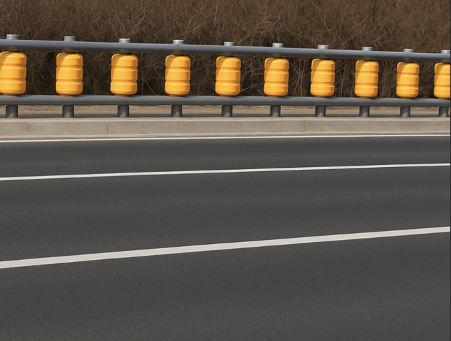 Highway Safety Rolling Guardrail Barrier - Image 3