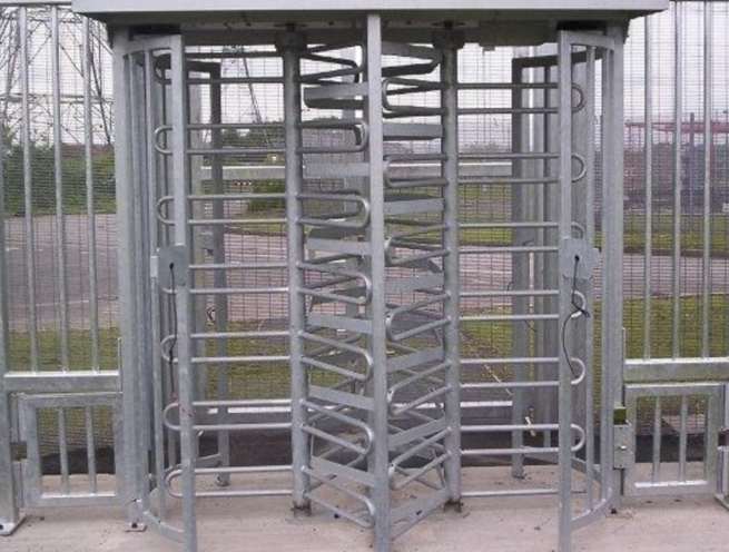 Non-Motorized Mechanic Full Height Double Turnstile