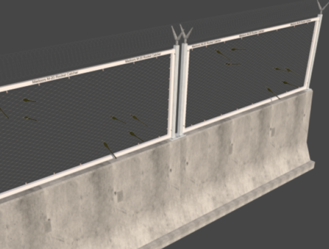 Ballistic RPG-7 Rocket Catcher Blocker Wire-Fence - Image 2