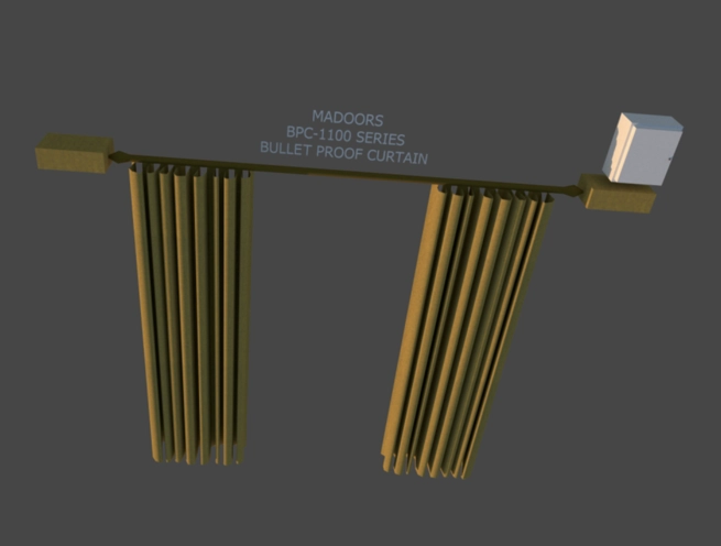 Bulletproof & Automatic Ballistic Curtain - Image 4