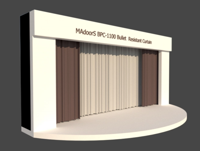Bulletproof & Automatic Ballistic Curtain - Image 2