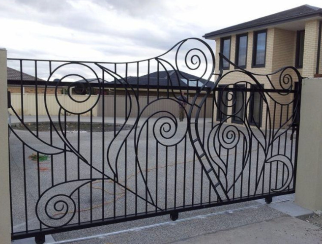 Wrought Iron Automatic Sliding Gates - Image 2