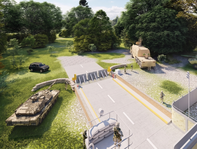 M50 Wedge Barricade Barrier - Image 3