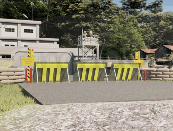 M50 Wedge Barricade Barrier - Image 2