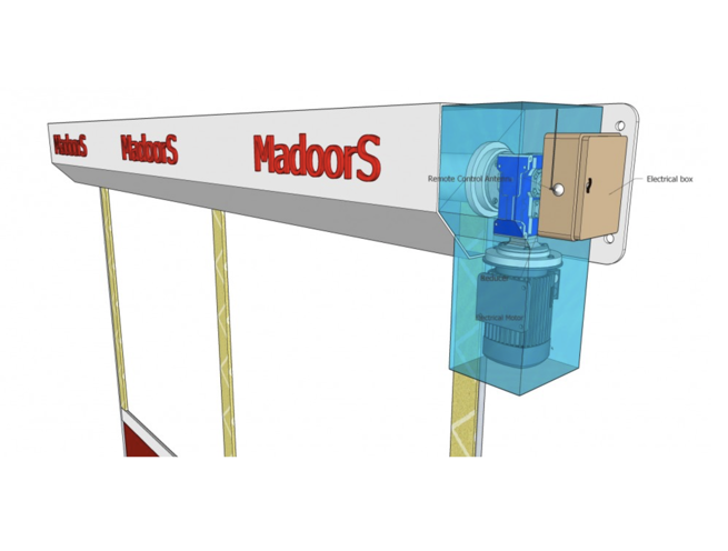 Motorized Automatic Flag Mechanism - Image 8
