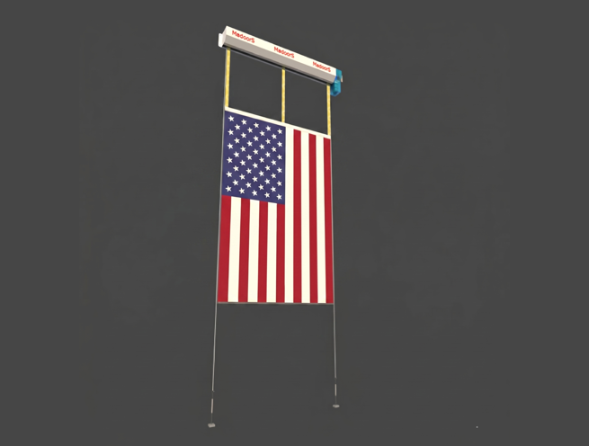 Motorized Automatic Flag Mechanism - Image 1
