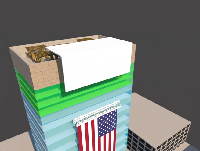 Automatic Motorized Flag Hanging System (Box-Engine-Above) - Image 4