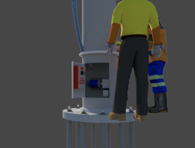 Automatic Motorized Flag Pole - Image 7