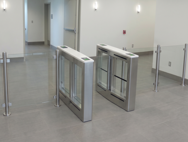 Glass Wing Turnstile Fastlane Speed Gate - Image 1