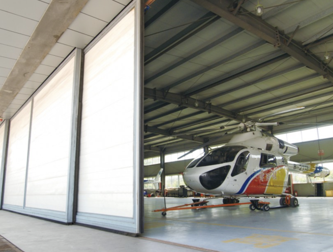 Helicopter Hangar Door
