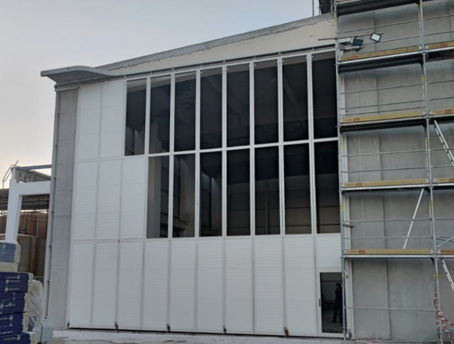 Industrial Sliding Folding Door