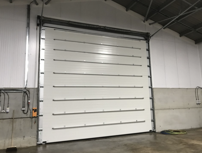 Fire Resistant Industrial Door, Fireproof Sectional Door, Fire Rated Garage Door - Image 2