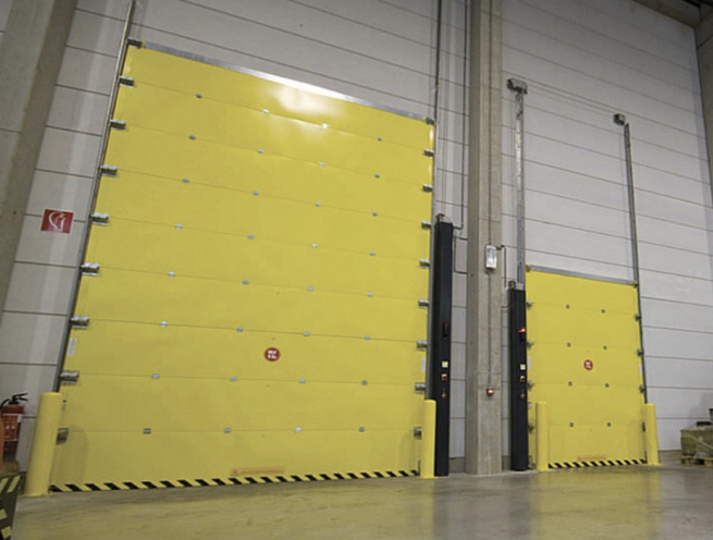 Fire Resistant Industrial Door, Fireproof Sectional Door, Fire Rated Garage Door