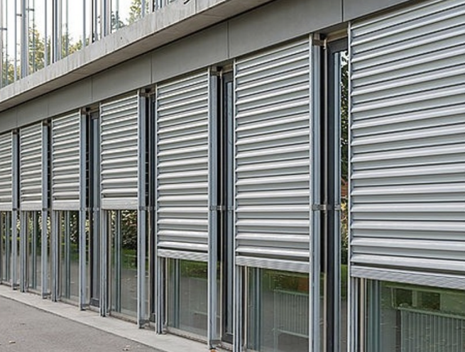 Bulletproof Automatic Roller Shutter Door, Bullet Resistant Motorized Shutter Window